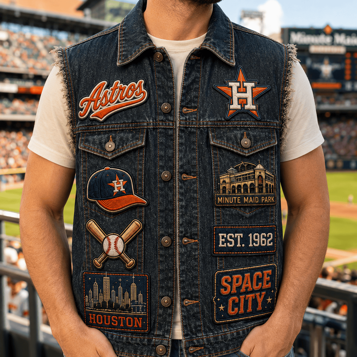 HTA PREMIUM DENIM VEST HQH